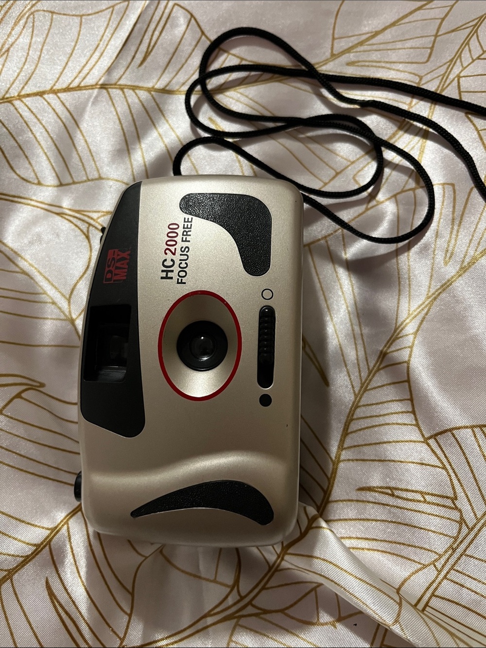 Watters Silver, Black and Red HC2000 Focus-Free Film Camera